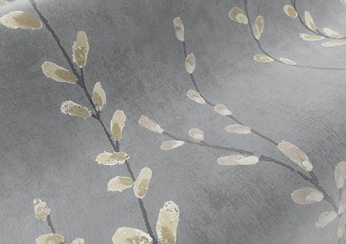 Willow Field, Stone Grey - Made to Measure Curtains - Image 4